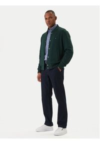 TOMMY HILFIGER - Tommy Hilfiger Kurtka bomber Essential MW0MW42470 Zielony Regular Fit. Kolor: zielony. Materiał: bawełna #4