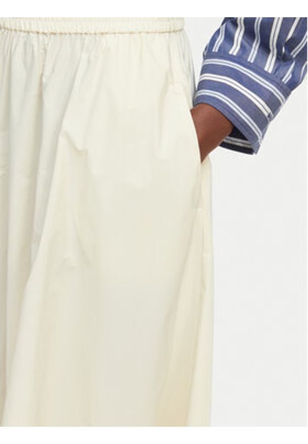 MAX&Co. Spódnica midi Gonna 2616101084200 Kremowy Regular Fit. Kolor: kremowy. Materiał: syntetyk