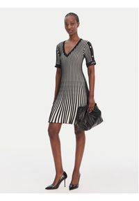 Liu Jo Sport Sukienka dzianinowa TA6062 MS55N Czarny Regular Fit. Kolor: czarny. Materiał: wiskoza. Typ sukienki: sportowe. Styl: sportowy #2