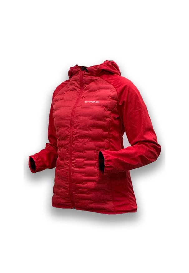 TRIMM - Kurtka Trimm ERVI LADY. Kolor: czerwony. Materiał: polar. Sport: turystyka piesza