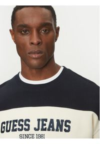 Guess Jeans T-Shirt M4BQ39 K9V31 Granatowy Regular Fit. Kolor: niebieski. Materiał: bawełna #5