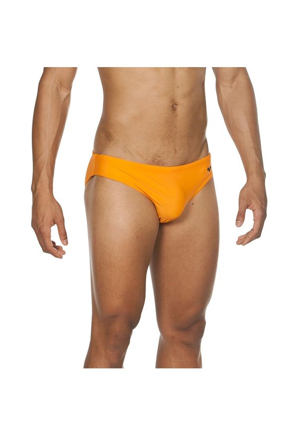 Kąpielówki męskie slipy kąpielowe treningowe na basen Arena Santamarias. Kolor: pomarańczowy