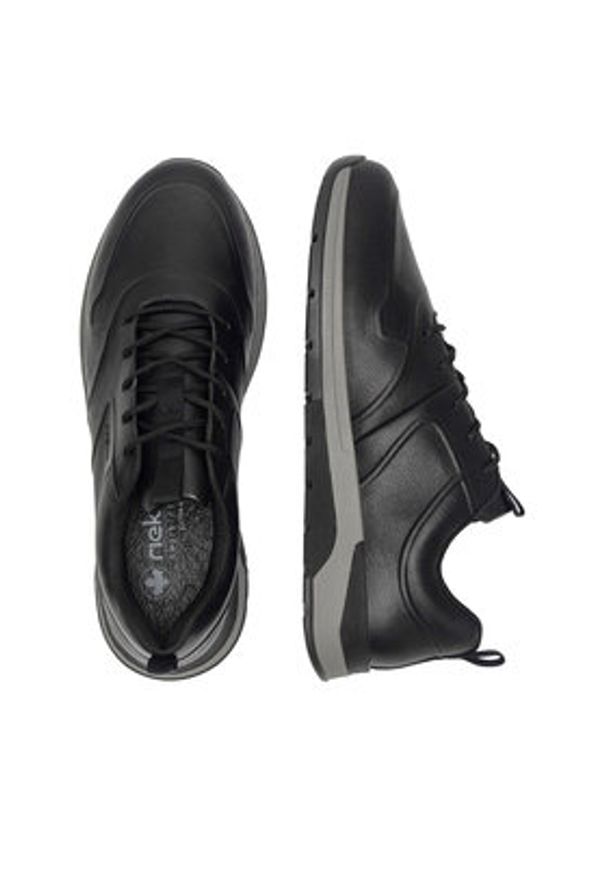 Rieker Sneakersy 39614-00 Czarny. Kolor: czarny. Materiał: skóra