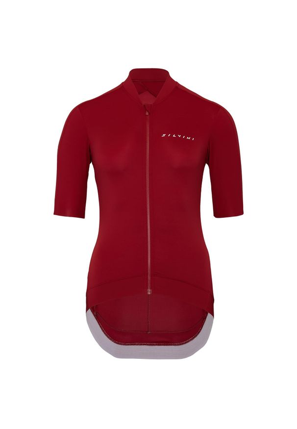 Silvini - Koszulka rowerowa (z krótkim rękawem) damska SILVINI Women Jersey STELVIA. Kolor: czerwony. Materiał: jersey. Długość rękawa: krótki rękaw. Długość: krótkie
