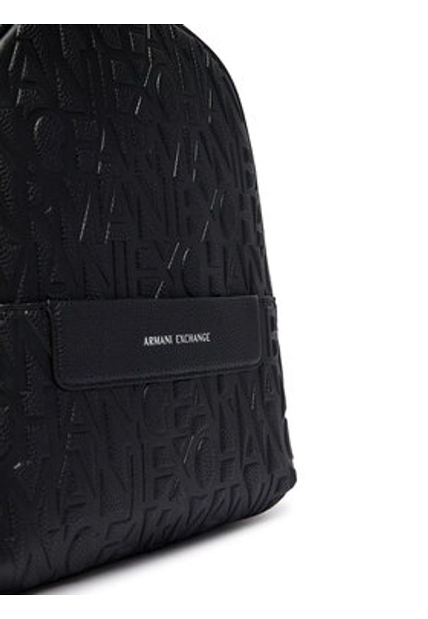 Armani Exchange Plecak XW002234 AF15774 UC001 Czarny. Kolor: czarny. Materiał: skóra