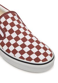 Vans Tenisówki Classic Slip-On VN000DAHFSB1 Bordowy. Zapięcie: bez zapięcia. Kolor: czerwony. Materiał: materiał #2