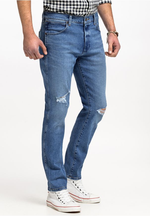 Wrangler - WRANGLER LARSTON MĘSKIE SPODNIE JEANSOWE JEANSY DŻINSY TROPIC THUNDER W18SYLY87 112330758