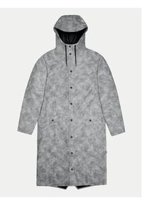 Rains Kurtka przeciwdeszczowa Longer Jacket W3 18360 Szary Regular Fit. Kolor: szary. Materiał: syntetyk #4