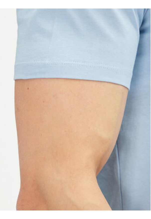 Calvin Klein Jeans T-Shirt LV040HM265 Niebieski Regular Fit. Kolor: niebieski. Materiał: bawełna