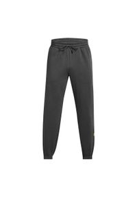 Spodnie męskie Under Armour Curry Splash Jogger. Kolor: szary. Sport: fitness