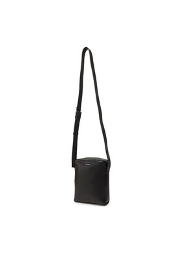 Calvin Klein Saszetka Ck Premium Leather Reporter S K50K512887 Czarny. Kolor: czarny. Materiał: skóra