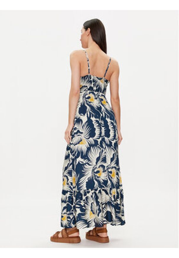 Maaji Sukienka letnia PT2210CLD600 Granatowy Regular Fit. Kolor: niebieski. Materiał: wiskoza. Sezon: lato