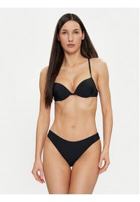 Calvin Klein Swimwear Góra od bikini KW0KW02383 Czarny. Kolor: czarny. Materiał: syntetyk