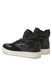 Emporio Armani Sneakersy X4Z114 XN735 N515 Czarny. Kolor: czarny. Materiał: skóra, zamsz