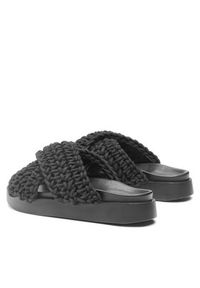 Inuikii Klapki Woven 70104-105 Czarny. Kolor: czarny. Materiał: materiał #5