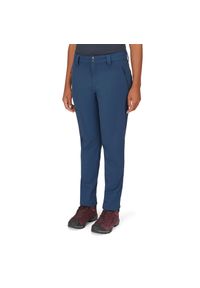 Spodnie softshellowe damskie Rab Women's Incline Pants. Kolor: niebieski. Sport: turystyka piesza