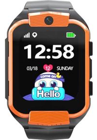 Smartwatch Pacific SMARTWATCH DZIECIĘCY PACIFIC 32-3 KIDS - orange / black (sy028c). Rodzaj zegarka: smartwatch