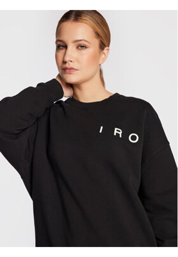IRO Bluza Meyssa AR270 Czarny Regular Fit. Kolor: czarny. Materiał: bawełna