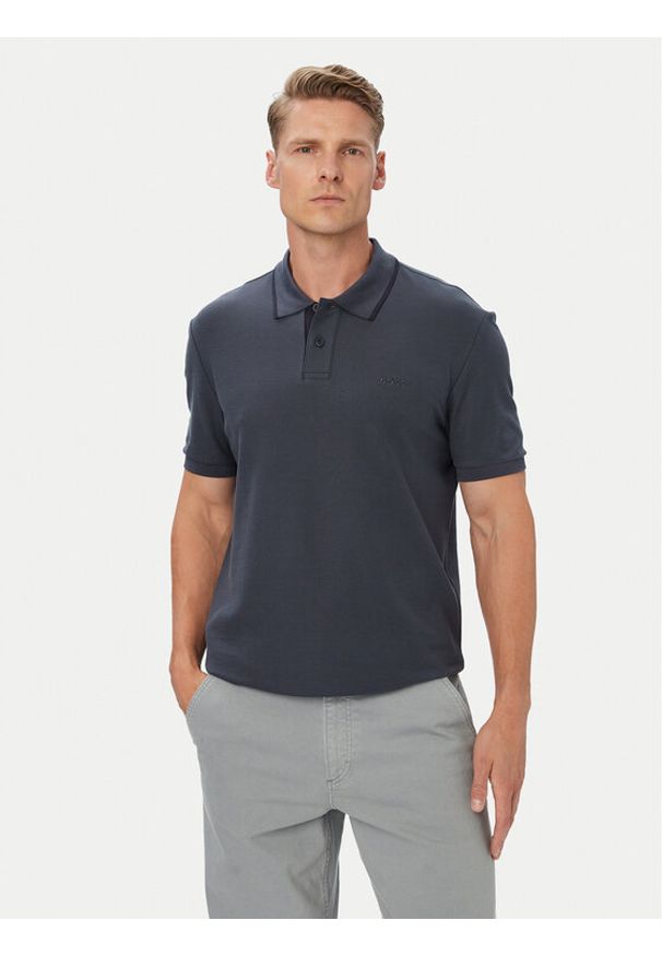 BOSS Polo Phoenix 50560227 Granatowy Regular Fit. Typ kołnierza: polo. Kolor: niebieski. Materiał: bawełna