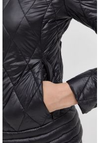 Trussardi Jeans - Trussardi kurtka damska kolor czarny przejściowa. Kolor: czarny