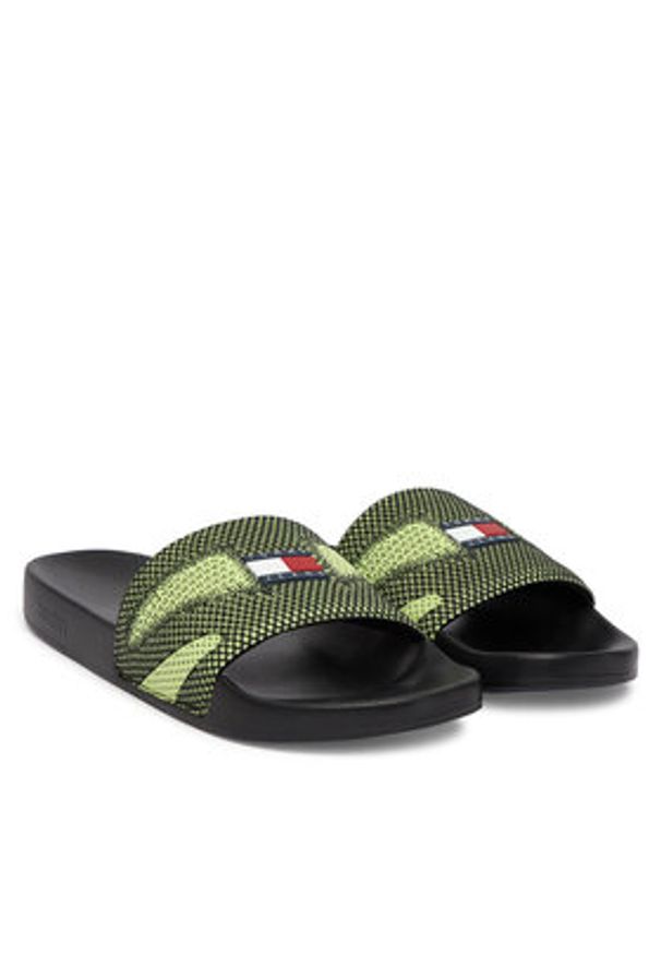 Tommy Jeans Klapki Tjm Summer Sandal 26 EM0EM01697 Zielony. Kolor: zielony. Materiał: syntetyk