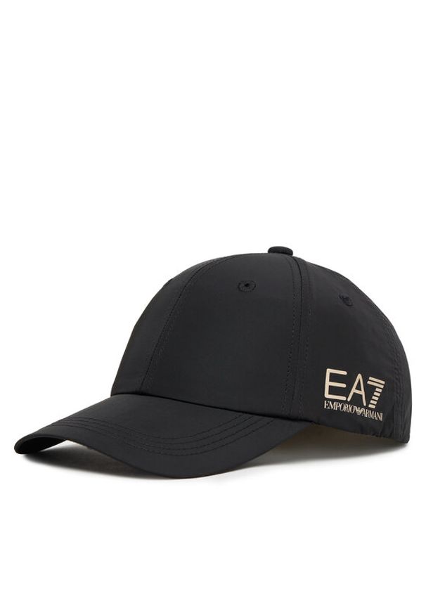 EA7 Emporio Armani Czapka z daszkiem 7X000055 AF13286 UC001 Czarny. Kolor: czarny. Materiał: poliester, materiał