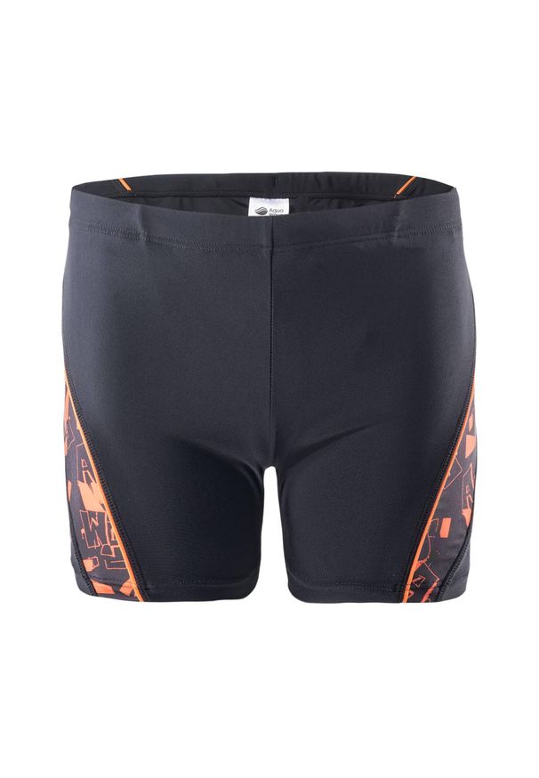 AquaWave - Szorty Kąpielowe Dla Chłopca Logo Fiero. Kolor: czarny, wielokolorowy, pomarańczowy
