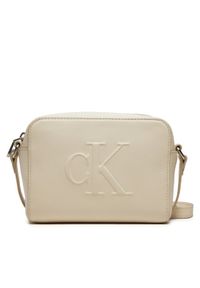 Calvin Klein Torebka K60K612726 Écru. Materiał: skórzane