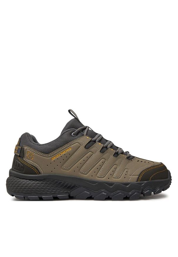 skechers - Trekkingi Skechers. Kolor: zielony. Sport: turystyka piesza