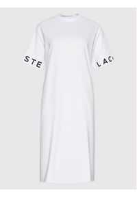 Lacoste Sukienka codzienna EF0107 Biały Relaxed Fit. Okazja: na co dzień. Kolor: biały. Materiał: syntetyk. Typ sukienki: proste. Styl: casual #3