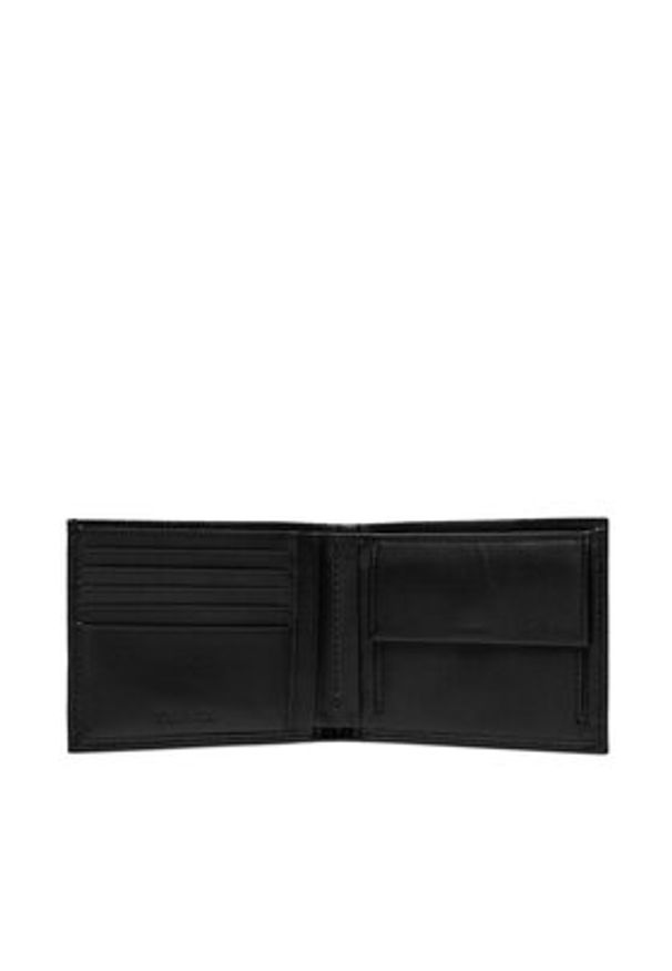 Calvin Klein Duży Portfel Męski Warmth Bifold 5Cc W/ Coin L K50K507896 Czarny. Kolor: czarny. Materiał: skóra