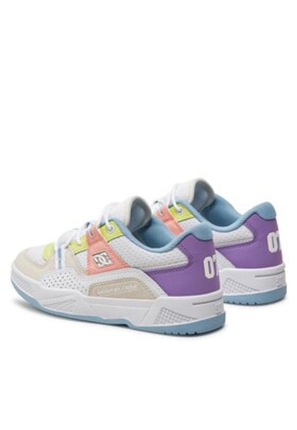 DC Shoes Sneakersy Construct ADJS100172 Biały. Kolor: biały. Materiał: skóra