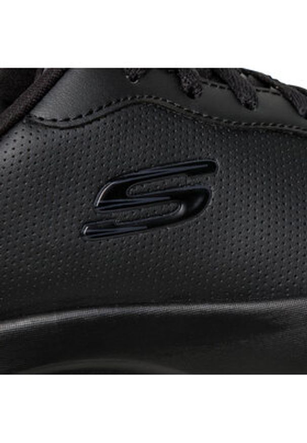 skechers - Skechers Sneakersy Eazy Feelz 88888368/BBK Czarny. Kolor: czarny. Materiał: skóra