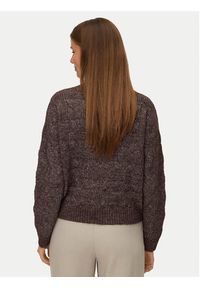 Vero Moda Golf Virgo 10331875 Brązowy Regular Fit. Typ kołnierza: golf. Kolor: brązowy. Materiał: syntetyk #4