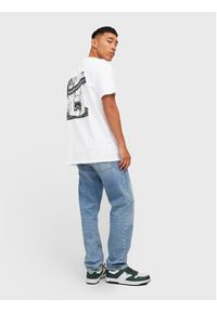 Jack & Jones T-Shirt Home 12222006 Biały Regular Fit. Kolor: biały. Materiał: bawełna #5
