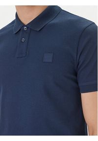 BOSS Polo Passenger 50507803 Granatowy Slim Fit. Typ kołnierza: polo. Kolor: niebieski. Materiał: bawełna #5