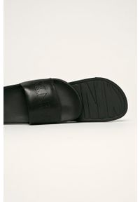 AllSaints - Klapki skórzane Karli. Nosek buta: okrągły. Kolor: czarny. Materiał: skóra. Wysokość obcasa: niski #3