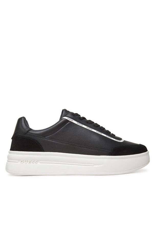 Guess Sneakersy FMTWI3 ELE12 Czarny. Kolor: czarny. Materiał: skóra