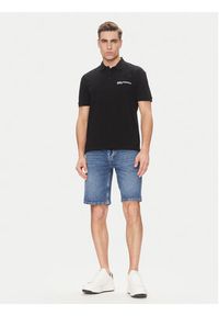 Karl Lagerfeld Jeans Polo A2M17094 Czarny Regular Fit. Typ kołnierza: polo. Kolor: czarny. Materiał: bawełna #4