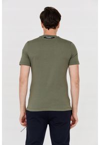 Aeronautica Militare - AERONAUTICA MILITARE Zielony bawełniany t-shirt męski, Rozmiar XL. Kolor: zielony. Materiał: bawełna. Długość rękawa: krótki rękaw. Długość: krótkie. Wzór: haft #4