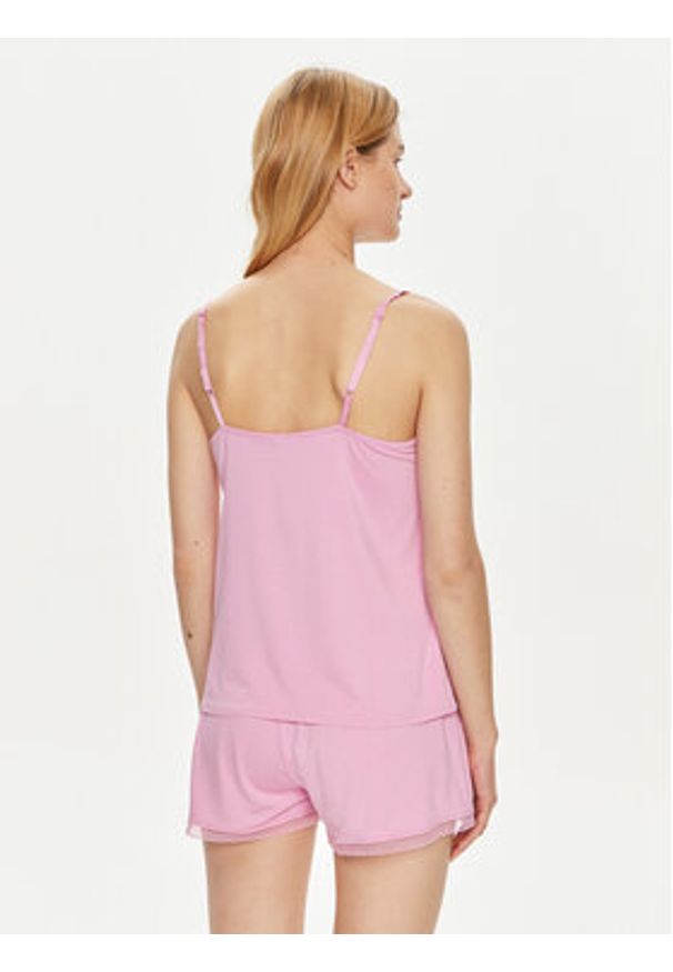 TOMMY HILFIGER - Tommy Hilfiger Koszulka piżamowa UW0UW05398 Różowy Regular Fit. Kolor: różowy