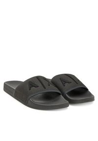 Armani Exchange Klapki XUP001 XV820 R401 Czarny. Kolor: czarny. Materiał: materiał #5