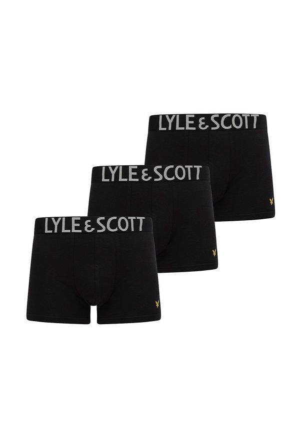 Lyle & Scott - Bokserki DANIEL (3-PACK). Kolor: czarny