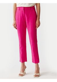 Tatuum Chinosy Rimini T2406.141 Różowy Slim Fit. Kolor: różowy. Materiał: bawełna
