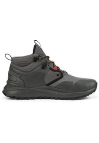 Buty do chodzenia męskie Puma Pacer Future TR Mid. Wysokość cholewki: za kostkę. Zapięcie: sznurówki. Kolor: szary. Materiał: guma, materiał, tkanina, syntetyk. Szerokość cholewki: normalna. Sport: turystyka piesza