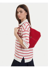 Tommy Jeans Torebka Tjw Slouchy Suede Shoulder Bag AW0AW18859 Czerwony. Kolor: czerwony. Materiał: skórzane, zamszowe #1