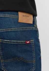 Męskie Spodnie Jeansowe Mustang Style Oregon Slim Denim Blue 1016799 5000 774 #5