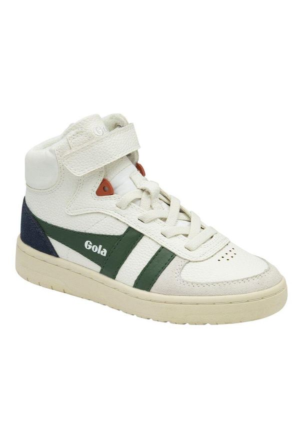 Baskets Garçon Baskets Gola CKA540 Blanc Vert Gola. Okazja: na co dzień. Kolor: wielokolorowy, biały, zielony