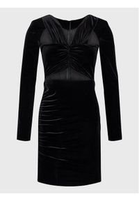 Undress Code Sukienka koktajlowa Into The Wild 475 Czarny Slim Fit. Kolor: czarny. Materiał: syntetyk. Styl: wizytowy