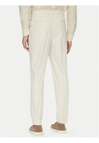 BOSS Chinosy C-Perin 50544005 Écru Relaxed Fit. Kolor: kremowy. Materiał: syntetyk #4